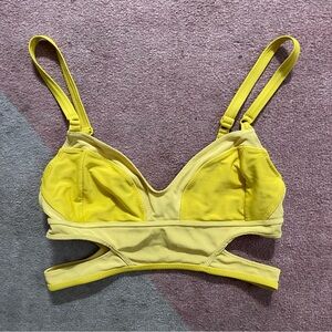 Adidas by Stella McCartney Yellow Sports Bra
